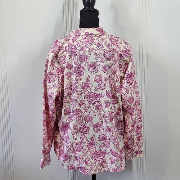 Plus Size Land's End Blouse - Picture 3 of 4